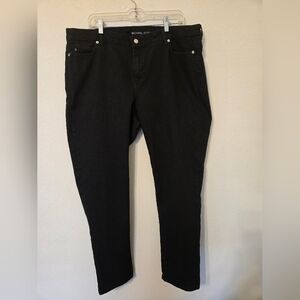 Michael Kors Black Denim Pants Womens Size 18
